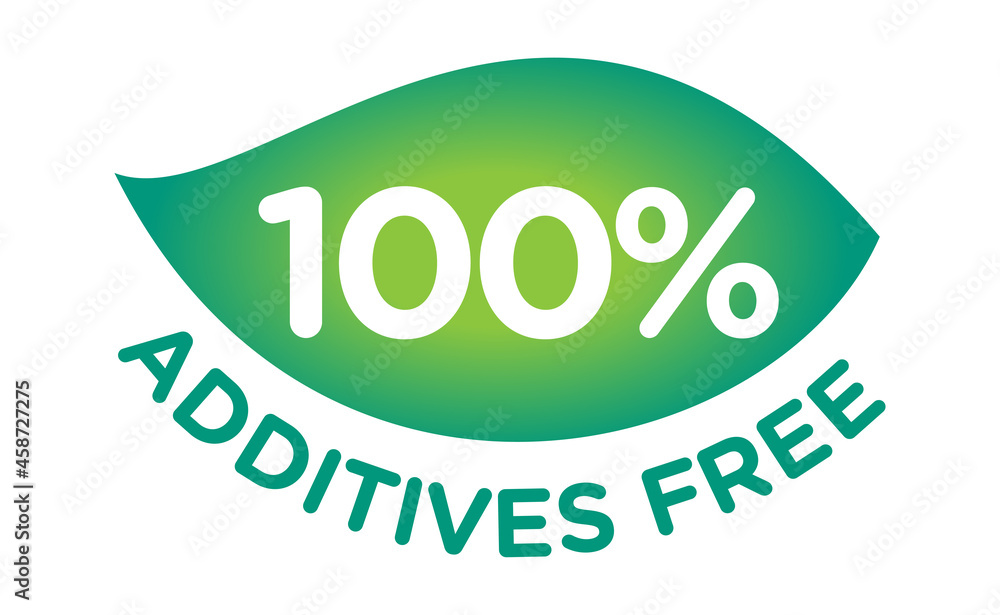 Additive free certified vector icon badge stamp Additive free certified vector icon badge stamp