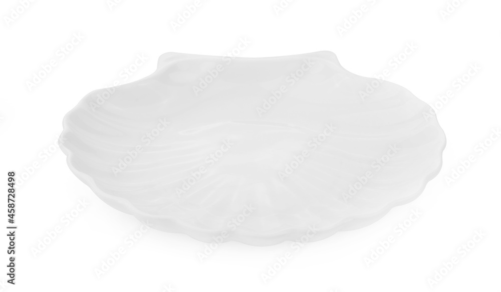 white plate isolated on white background