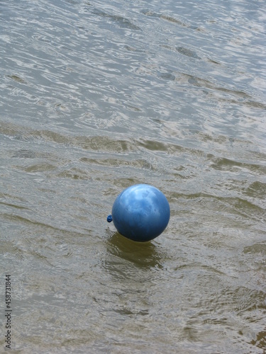 Blue summer water balloon