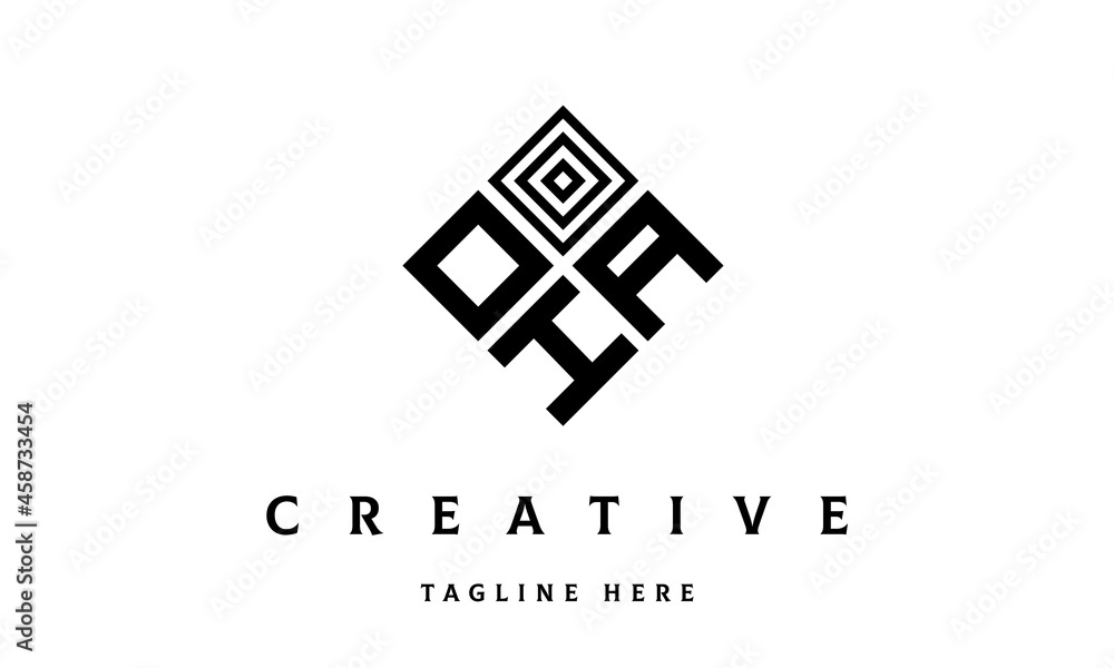 OAH rectangle three latter logo vector OAH rectangle three latter logo vector