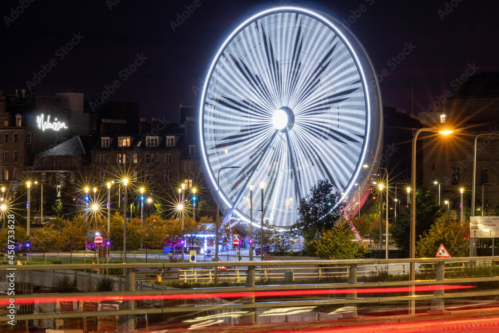 wheel at night wheel at night