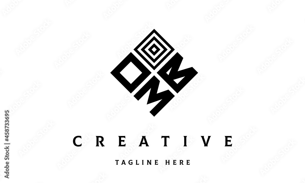 OBM rectangle three latter logo vector OBM rectangle three latter logo vector