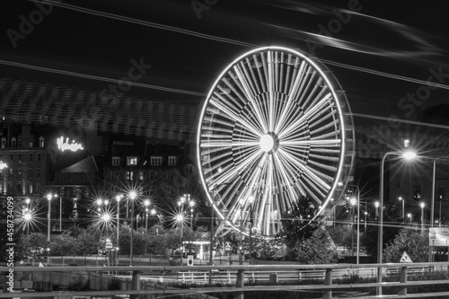 ferris wheel at night