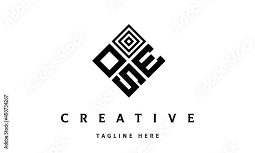 OES rectangle three latter logo vector