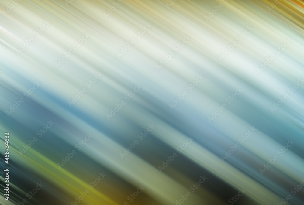 Abstract gradient light green lines background yellow cyan blurred diagonal stripes