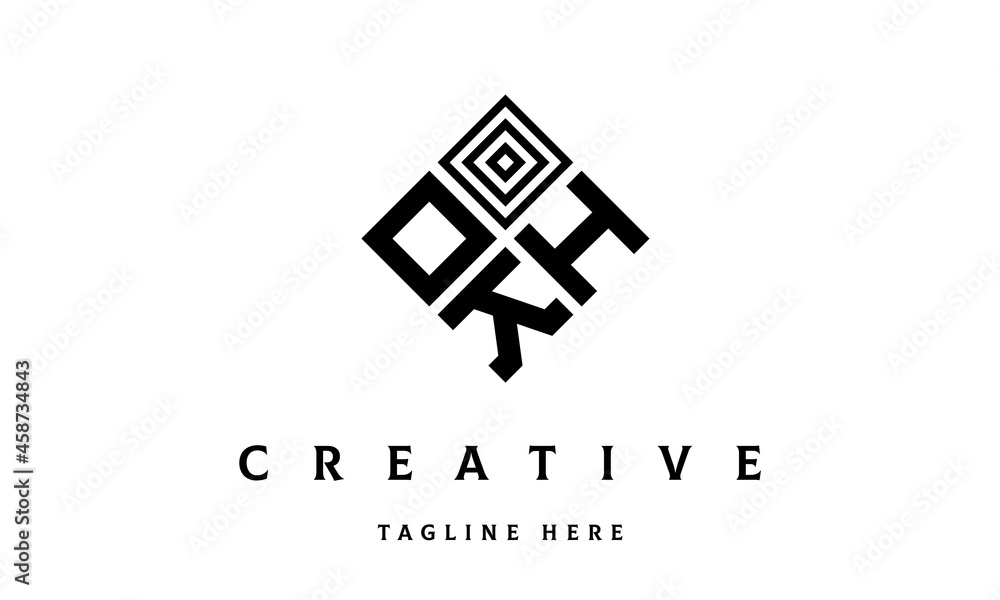 OHK rectangle three latter logo vector OHK rectangle three latter logo vector