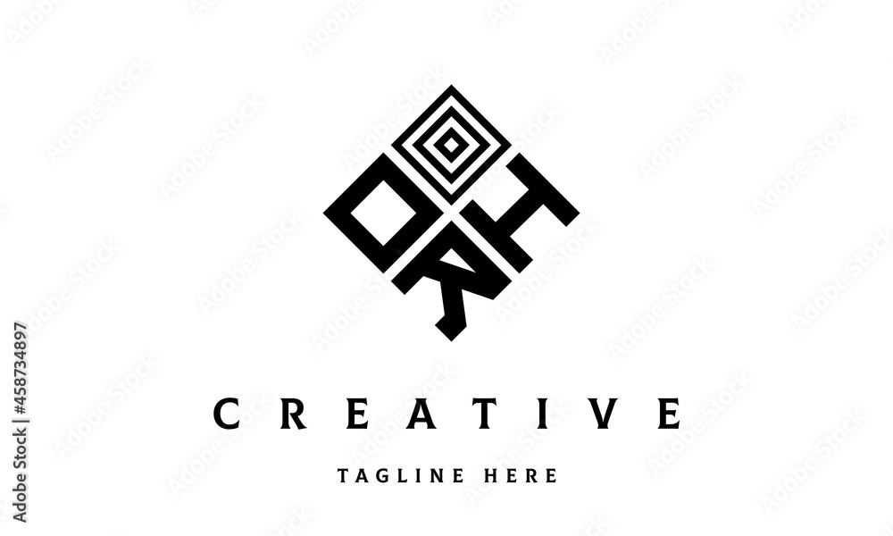 OHR rectangle three latter logo vector OHR rectangle three latter logo vector