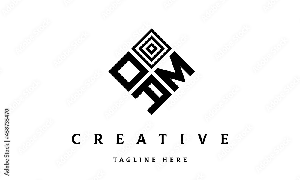 OMA rectangle three latter logo vector OMA rectangle three latter logo vector