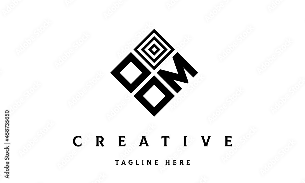 OMO rectangle three latter logo vector OMO rectangle three latter logo vector