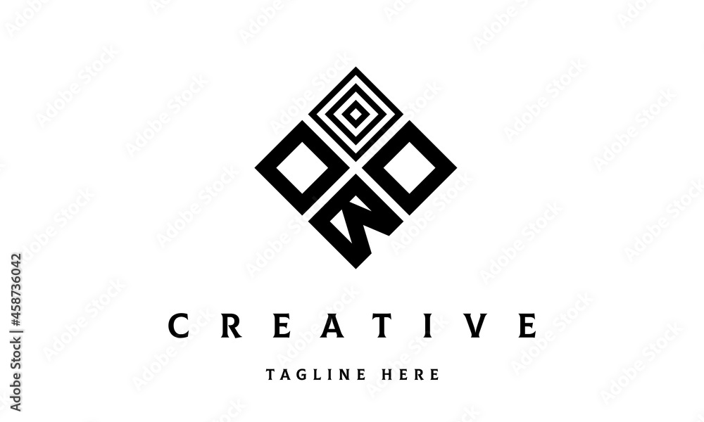 OOB rectangle three latter logo vector OOB rectangle three latter logo vector