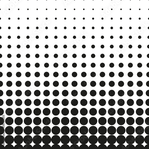 Abstract halftone background with black dots for business, presentations and banners. Halftone pattern. Vector illustration.
