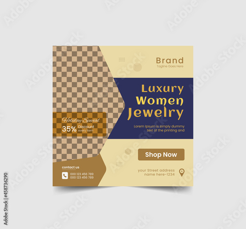 Modern Jewelry Social Media Banner