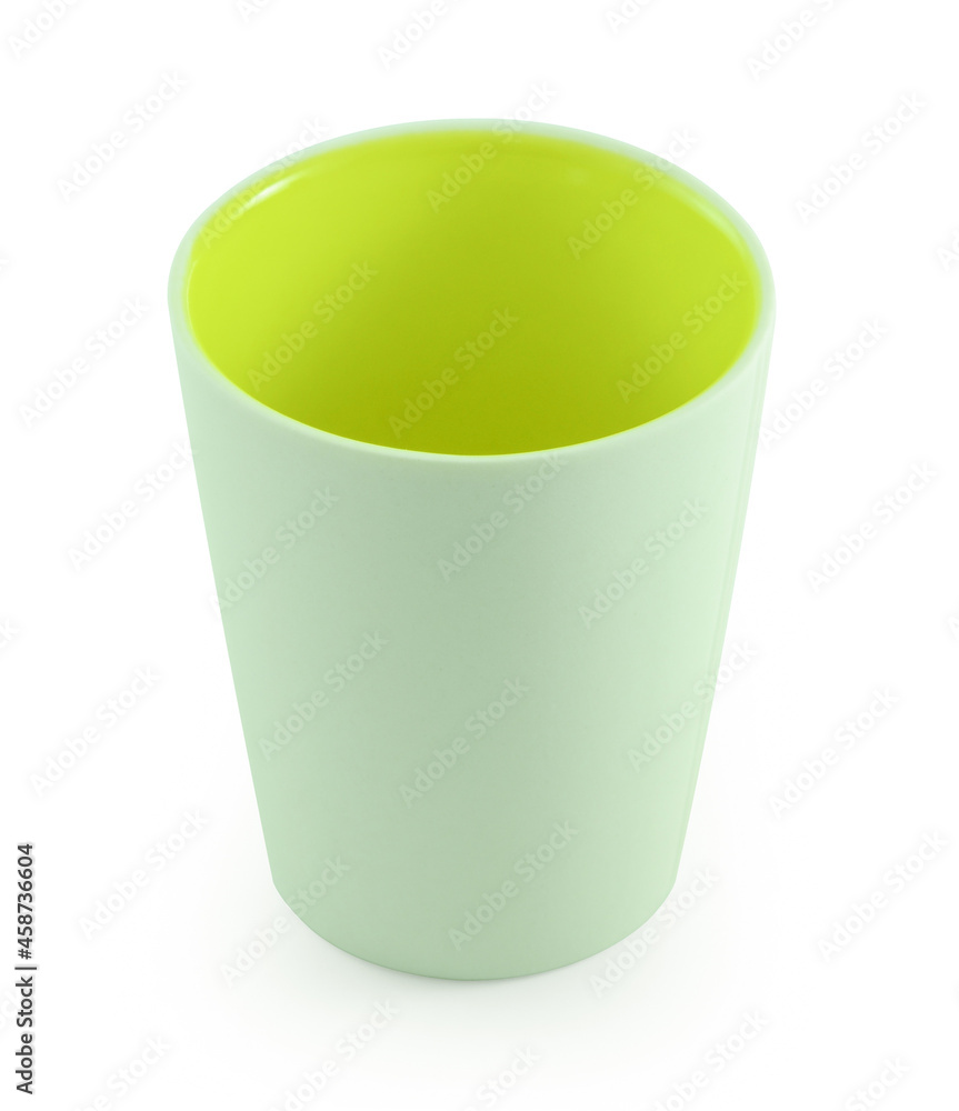 white ceramic cup on white background. white ceramic cup on white background.