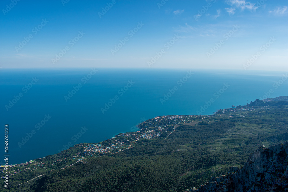 Fototapeta premium panoramic views from Mount Ai-Petri. Crimea