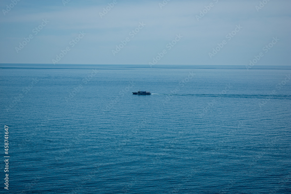 ship sails on the Black Sea
