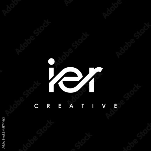 IER Letter Initial Logo Design Template Vector Illustration photo