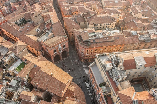 View of Bologna City from Torre degli Asinelli