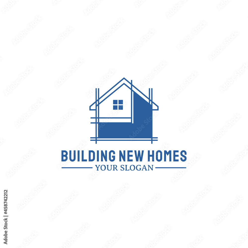 build a new house logo design vector, remodeling and repair. build a new house logo design vector, remodeling and repair.