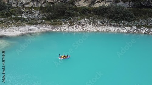 Video shoot with drone in Huaraz, Peru