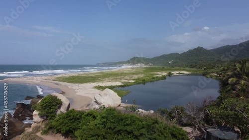 Video shoot with drone in north of Colombia