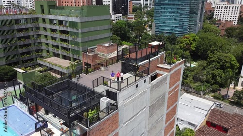 Video shoot with drone in Medellin, Colombia