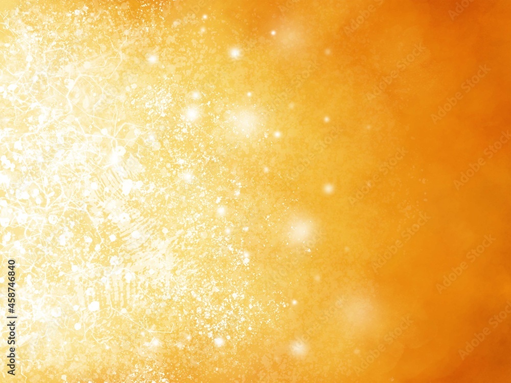 Gold galaxy star light glitter background