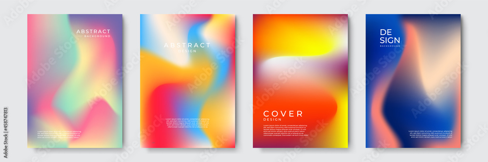 Abstract vector covers design template. Geometric gradient background. Background for decoration presentation, brochure, catalog, poster, book, magazine