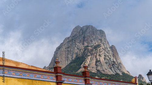 Peña de Bernal is the third largest monolith in the world, it is located in the town of Bernal that belongs to the municipality of Ezequiel Montes in the state of Querétaro, Mexico.  photo