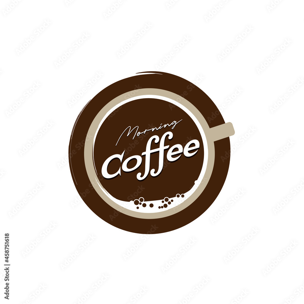 Top Coffee Cup Logo Design Template