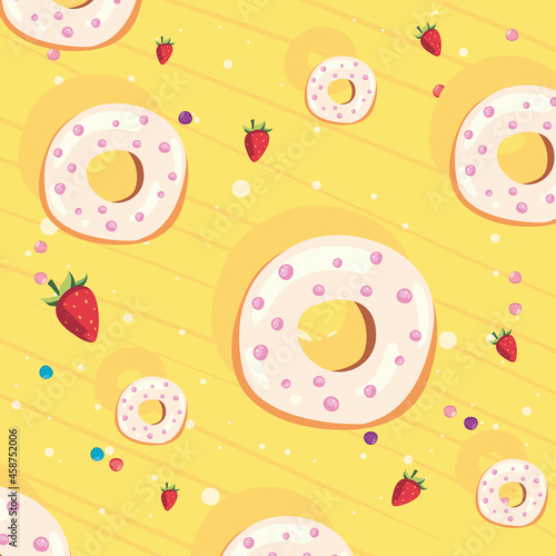 donuts with strawberries