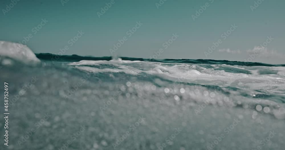 Dark gloomy waves of cold north sea. Arctic cruise to Nothern side, Antarctica. Waves rippling on water surface. Exclusive documentary footage Filmed RED camera during scientific expedition to Norway Dark gloomy waves of cold north sea. Arctic cruise to Nothern side, Antarctica. Waves rippling on water surface. Exclusive documentary footage Filmed RED camera during scientific expedition to Norway