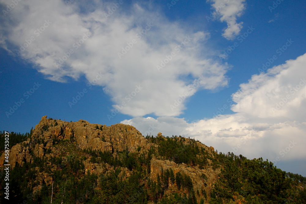 Views from the Needles Highway in Summer, South Dakota Views from the Needles Highway in Summer, South Dakota