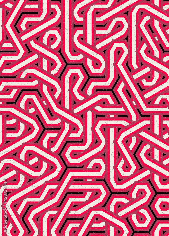 Colour Hexagon Tile Connection art background design illustration Colour Hexagon Tile Connection art background design illustration