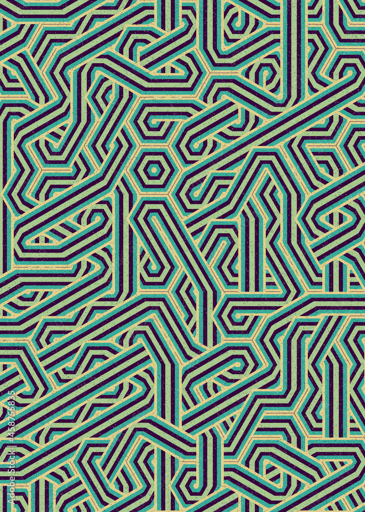 Colour Hexagon Tile Connection art background design illustration Colour Hexagon Tile Connection art background design illustration