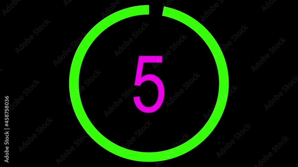 Countdown animation from 10 to 0 Countdown animation from 10 to 0