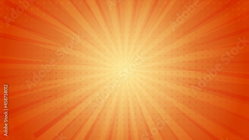 Minimal Abstract Gradient Orange Comic Zoom Background Design