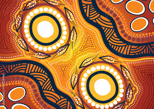 Vector Aboriginal Style Of Design