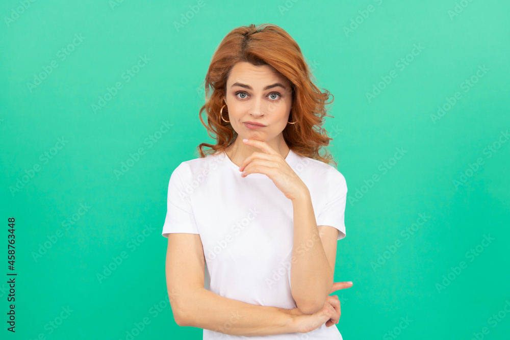 making a dicision. thinking female fashion model. pretty look of young girl. making a dicision. thinking female fashion model. pretty look of young girl.