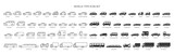 Various vehicle icon sets