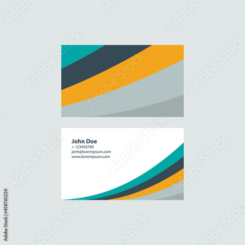Business card template.