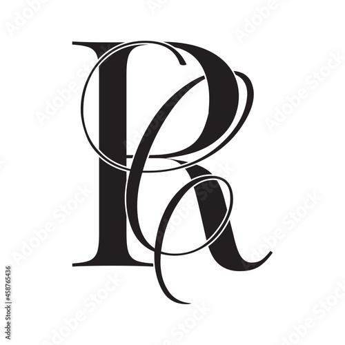 rc, cr, monogram logo. Calligraphic signature icon. Wedding Logo Monogram. modern monogram symbol. Couples logo for wedding