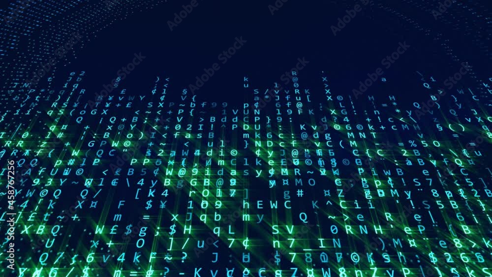 Perspective view Matrix binary code Abstract background. cyberspace concept. Perspective view Matrix binary code Abstract background. cyberspace concept.