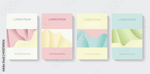 Abstract brochures design, vector illustration.