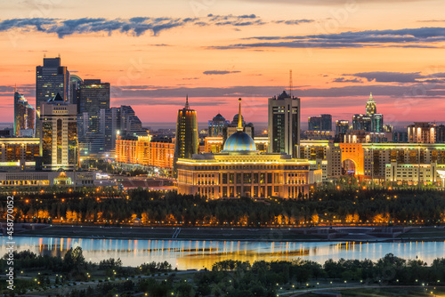 The capital of Kazakhstan, the city of Astana photo