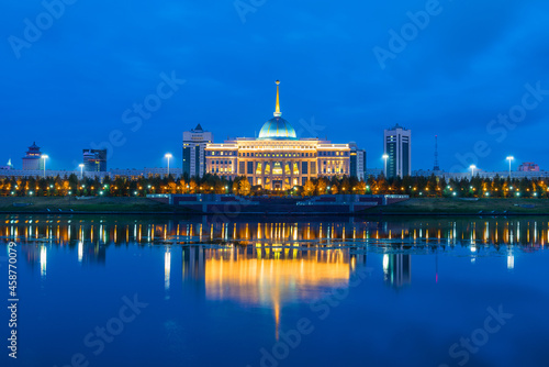 Obraz na plátně Residence of the President of Kazakhstan Ak Orda in the city of Astana