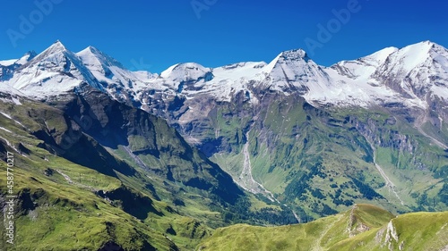 Mountains of Grossglockner National Park, Austria.