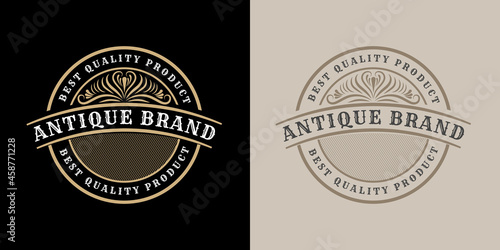 Whiskey Bourbon Vintage luxury antique logo border frame western engraving labels for beer wine whiskey alcohol product box packaging label vector printable design template