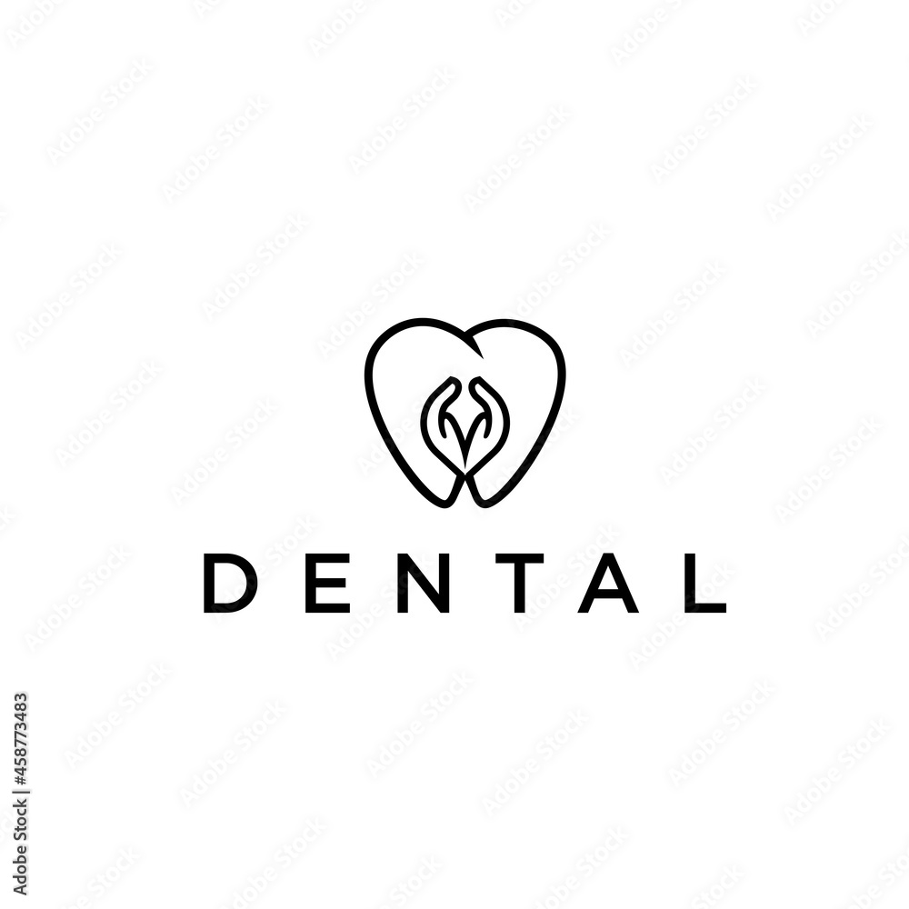 dental tooth care clinic office logo design vector template dental tooth care clinic office logo design vector template