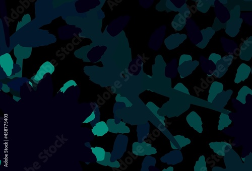 Dark Blue, Red vector background with abstract shapes.