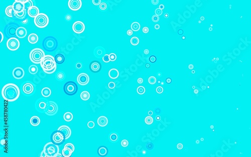 Light Blue, Green vector template with circles.